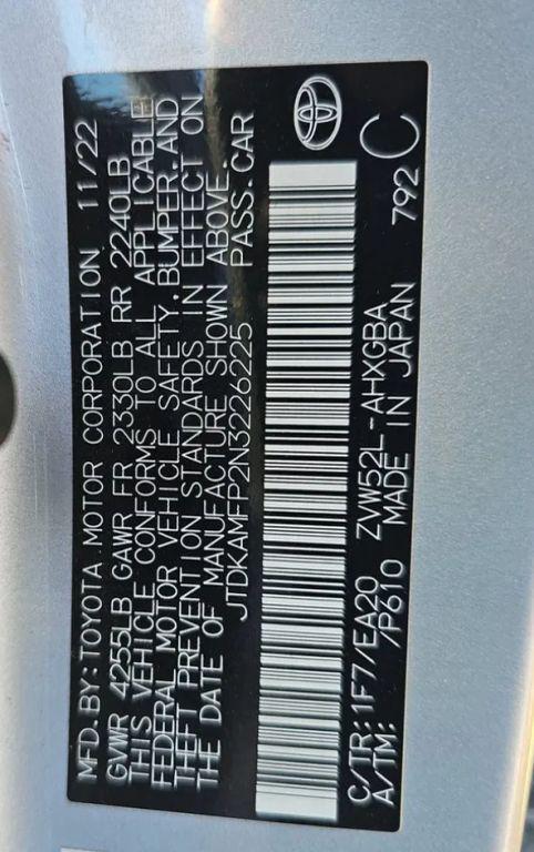 used 2022 Toyota Prius Prime car, priced at $15,990