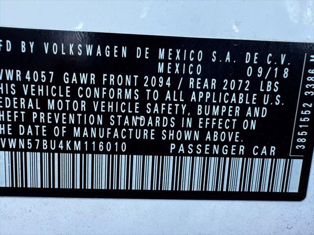 used 2019 Volkswagen Jetta car, priced at $11,000
