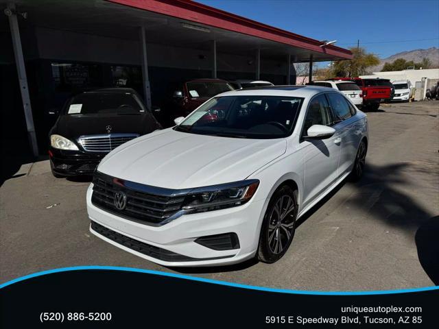 used 2021 Volkswagen Passat car, priced at $13,200