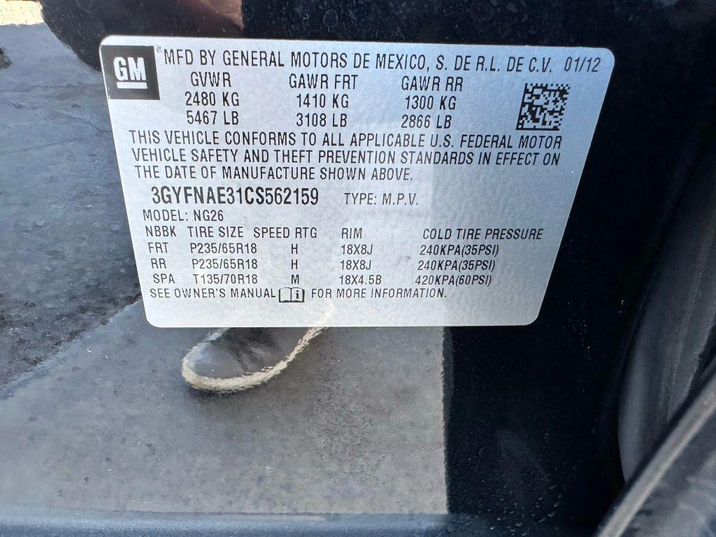 used 2012 Cadillac SRX car, priced at $8,550