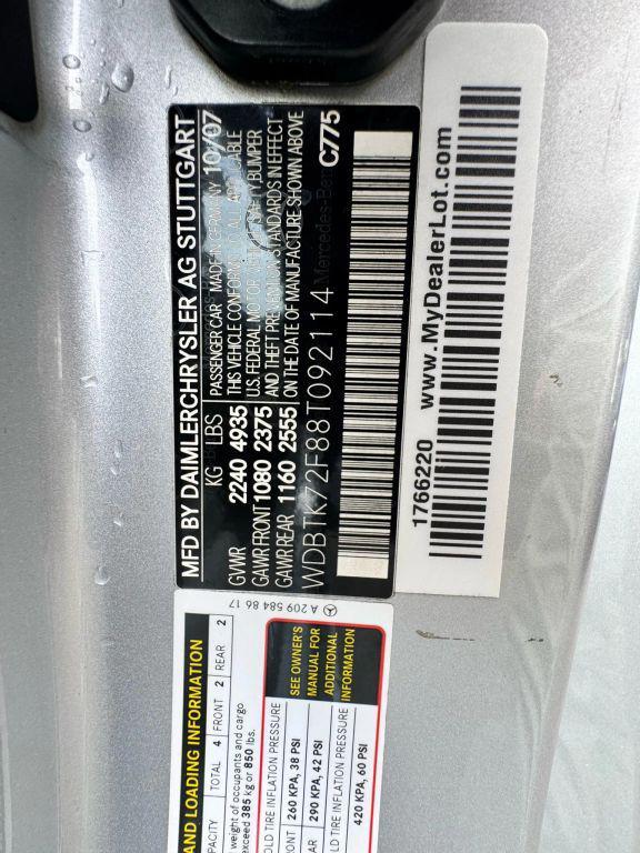 used 2008 Mercedes-Benz CLK-Class car, priced at $9,999