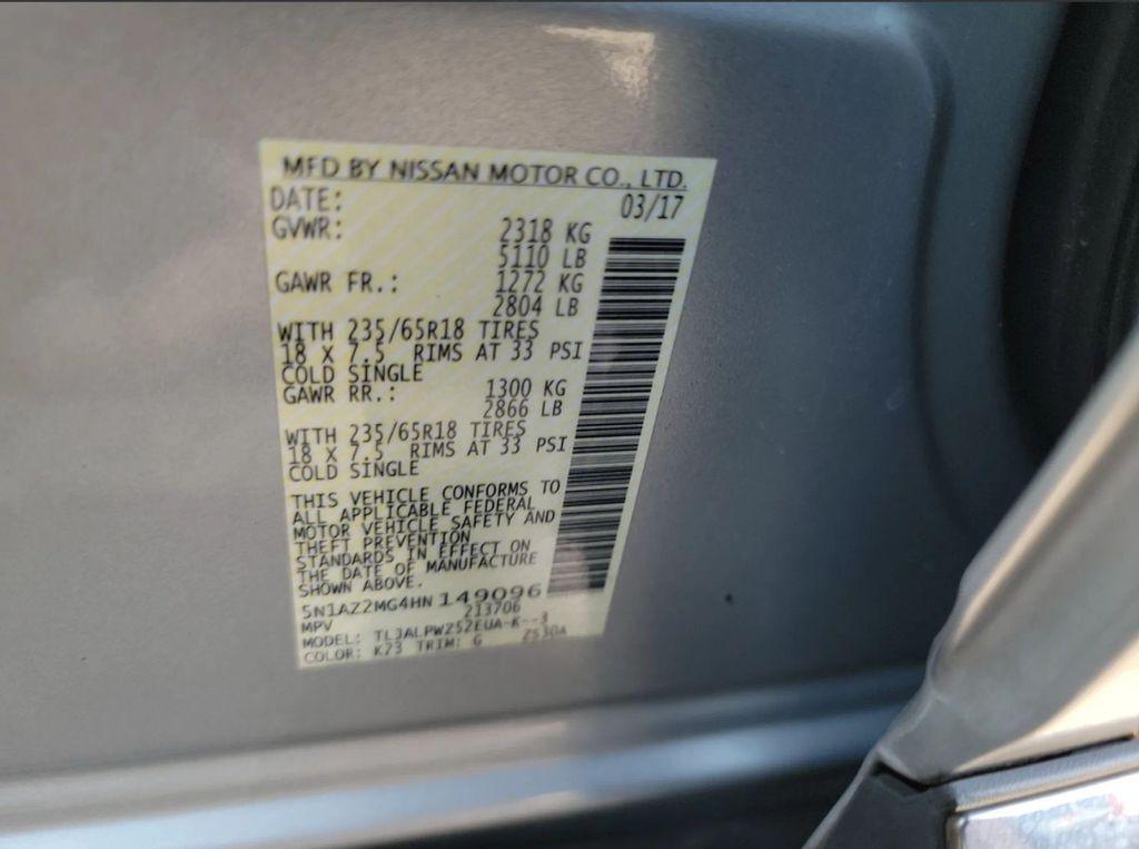 used 2017 Nissan Murano car, priced at $11,200