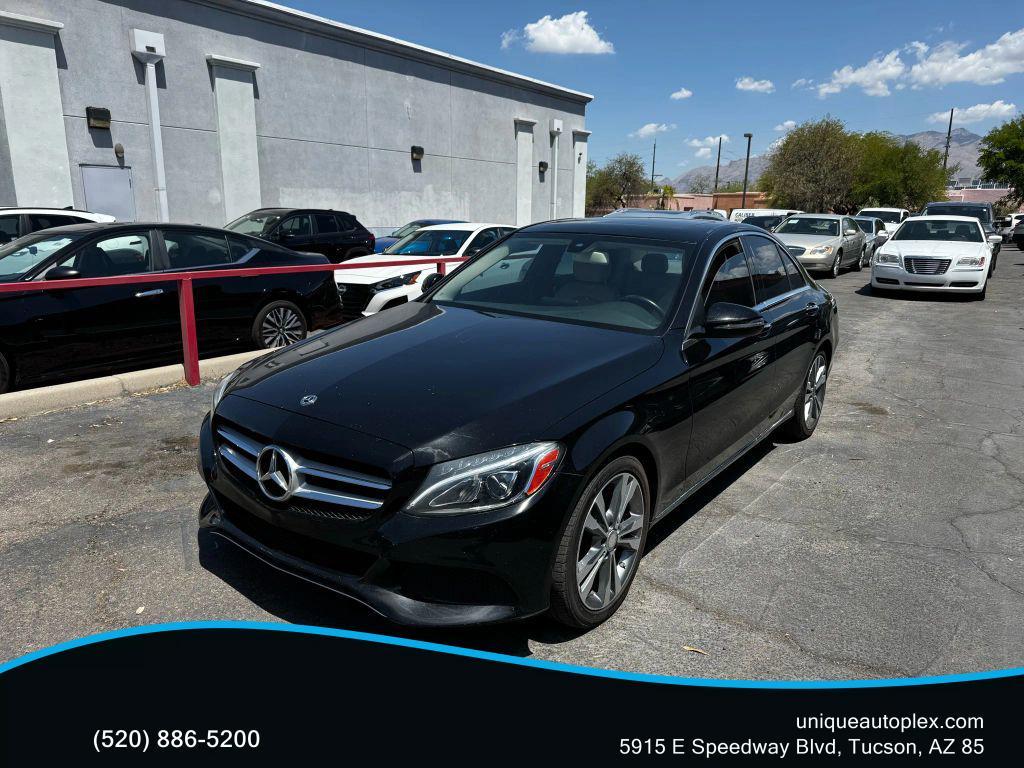 used 2018 Mercedes-Benz C-Class car, priced at $13,500
