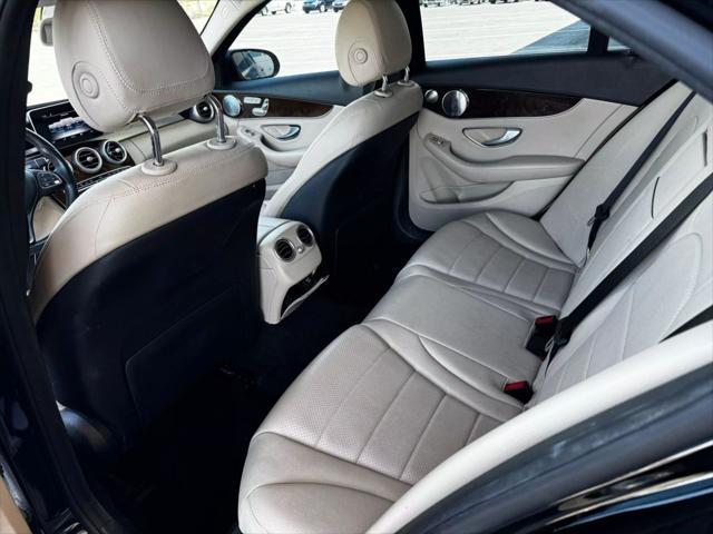 used 2018 Mercedes-Benz C-Class car, priced at $15,000