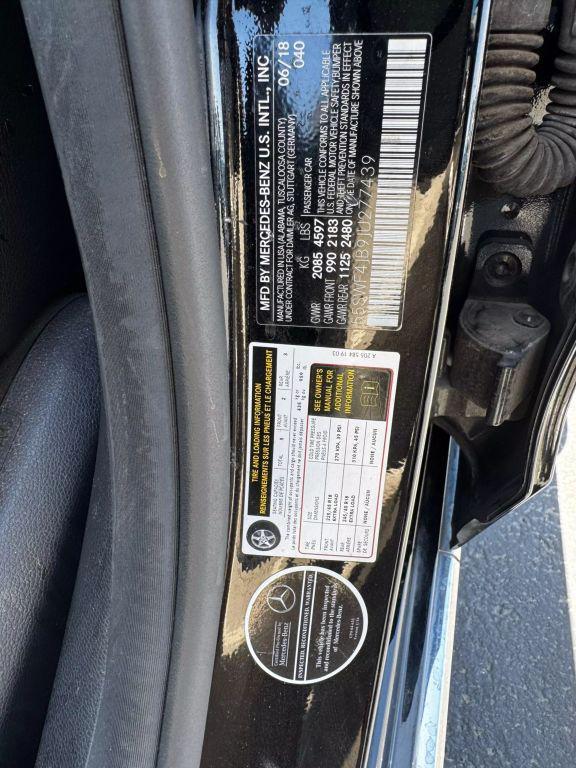 used 2018 Mercedes-Benz C-Class car, priced at $15,000