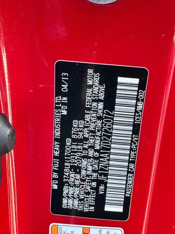 used 2013 Scion FR-S car, priced at $9,500