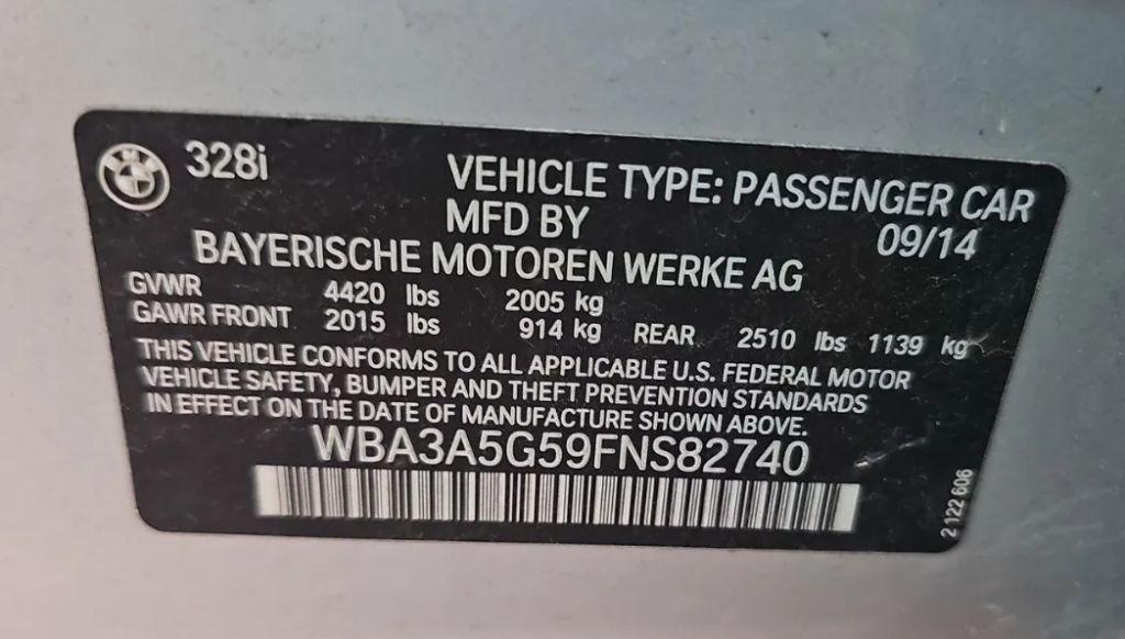 used 2015 BMW 328 car, priced at $9,550