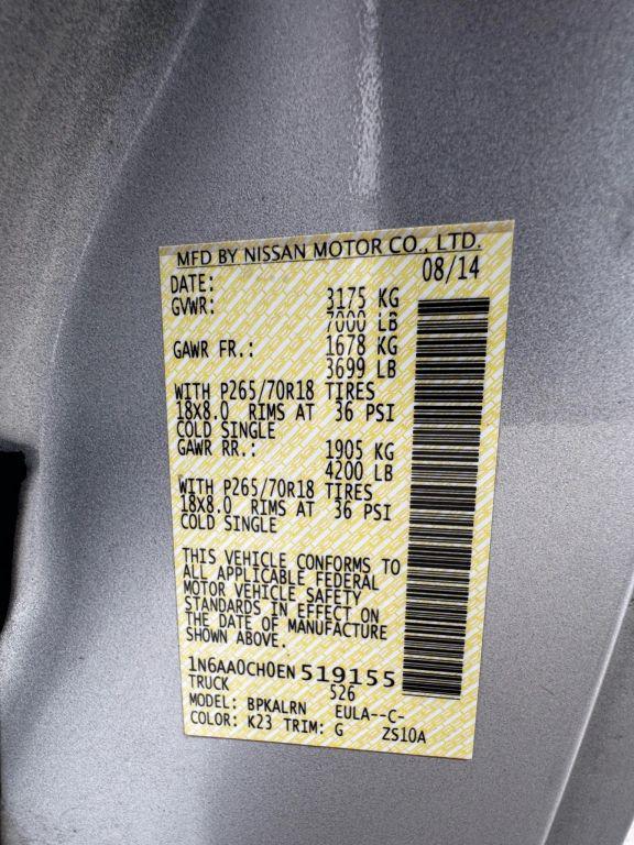 used 2014 Nissan Titan car, priced at $9,000