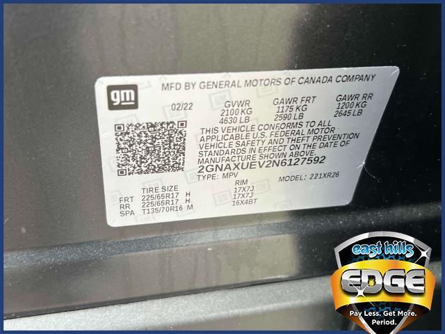 used 2022 Chevrolet Equinox car, priced at $20,995
