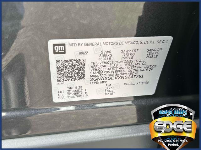 used 2022 Chevrolet Equinox car, priced at $19,395