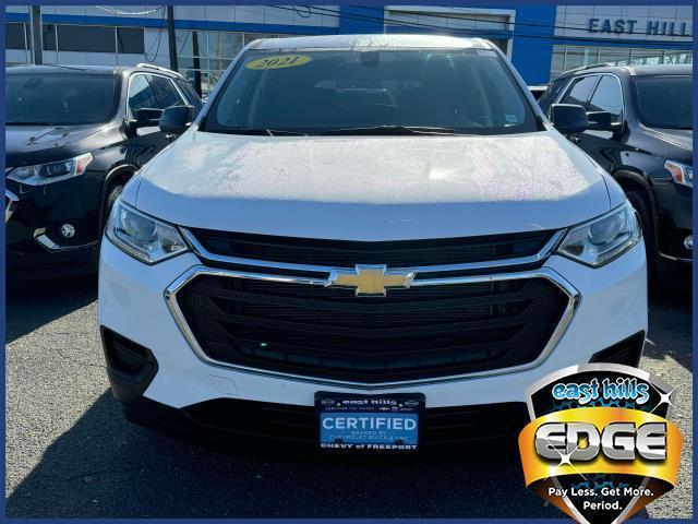 used 2021 Chevrolet Traverse car, priced at $23,595