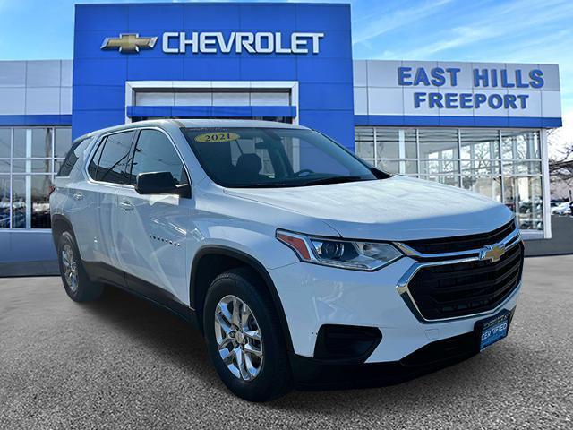 used 2021 Chevrolet Traverse car, priced at $23,595