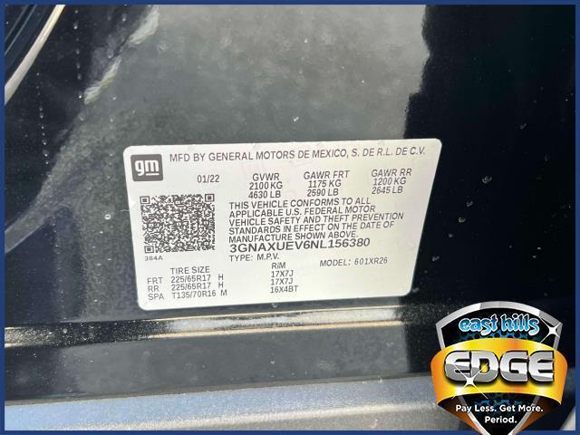 used 2022 Chevrolet Equinox car, priced at $19,495