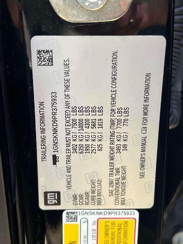 used 2023 Chevrolet Tahoe car, priced at $41,995