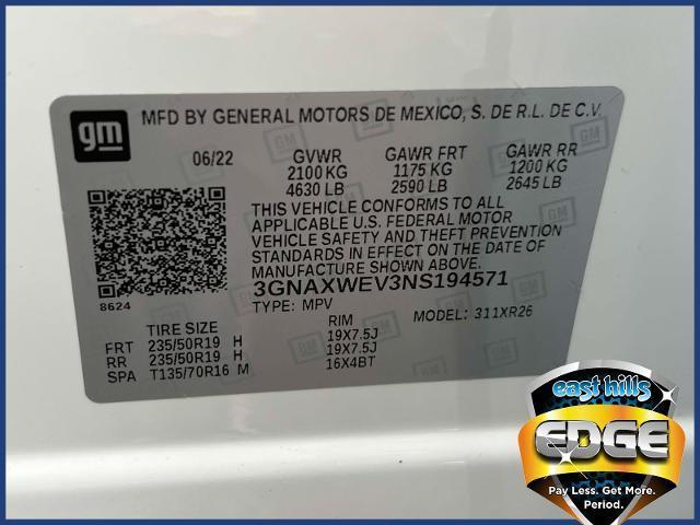 used 2022 Chevrolet Equinox car, priced at $20,595