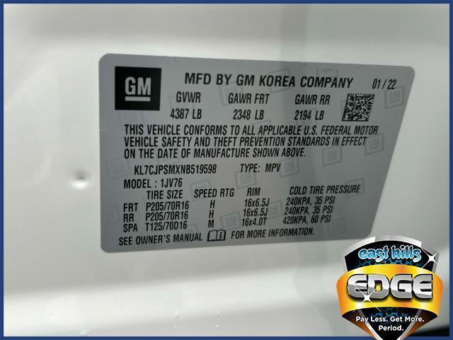 used 2022 Chevrolet Trax car, priced at $14,995