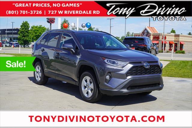 used 2021 Toyota RAV4 Hybrid car, priced at $34,500