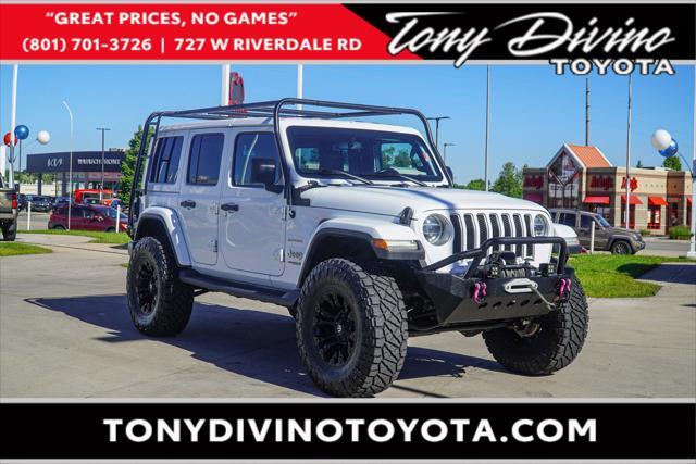 used 2018 Jeep Wrangler Unlimited car, priced at $29,250