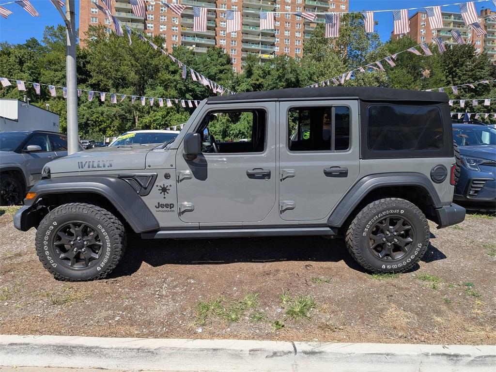 used 2021 Jeep Wrangler Unlimited car, priced at $32,998