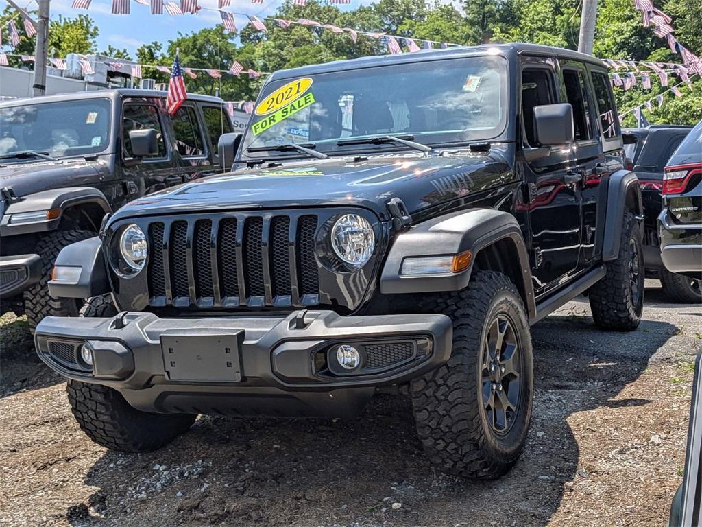 used 2021 Jeep Wrangler Unlimited car, priced at $33,998