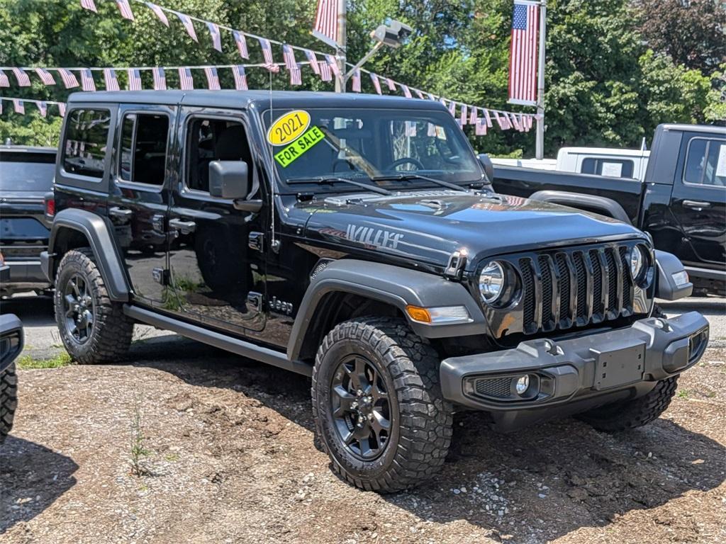 used 2021 Jeep Wrangler Unlimited car, priced at $33,998