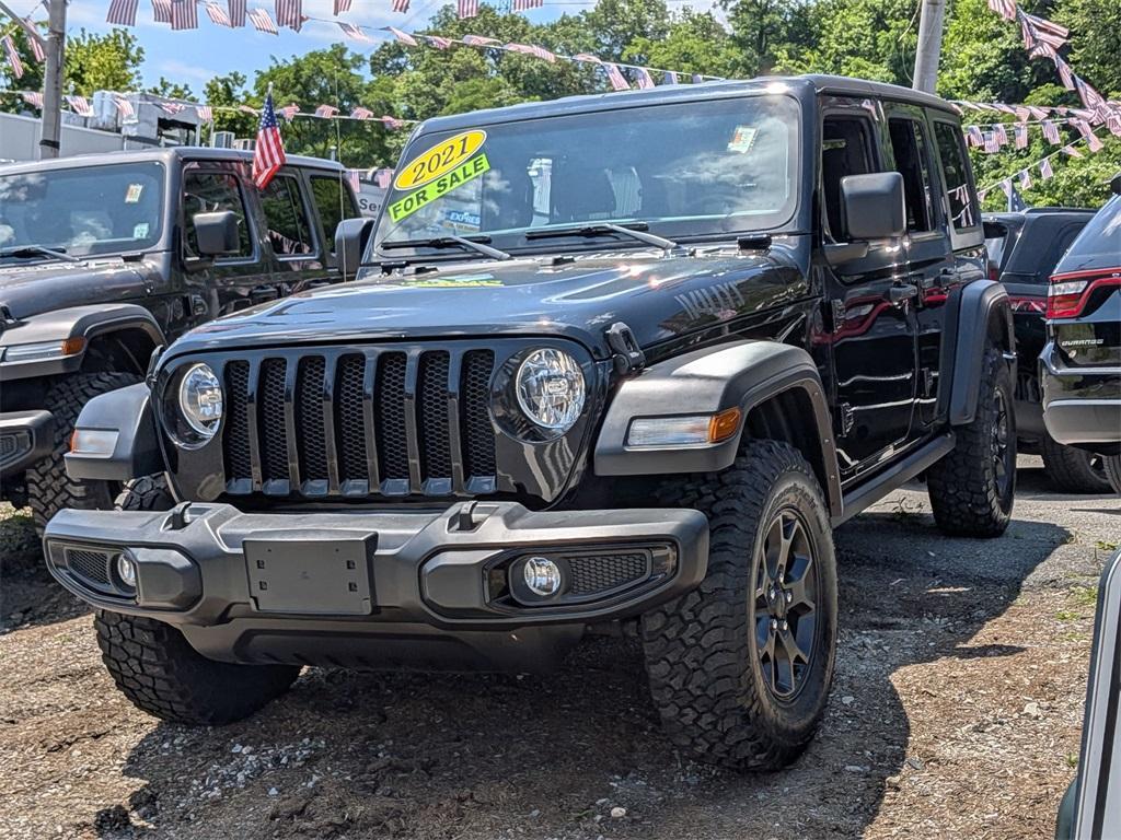 used 2021 Jeep Wrangler Unlimited car, priced at $33,998