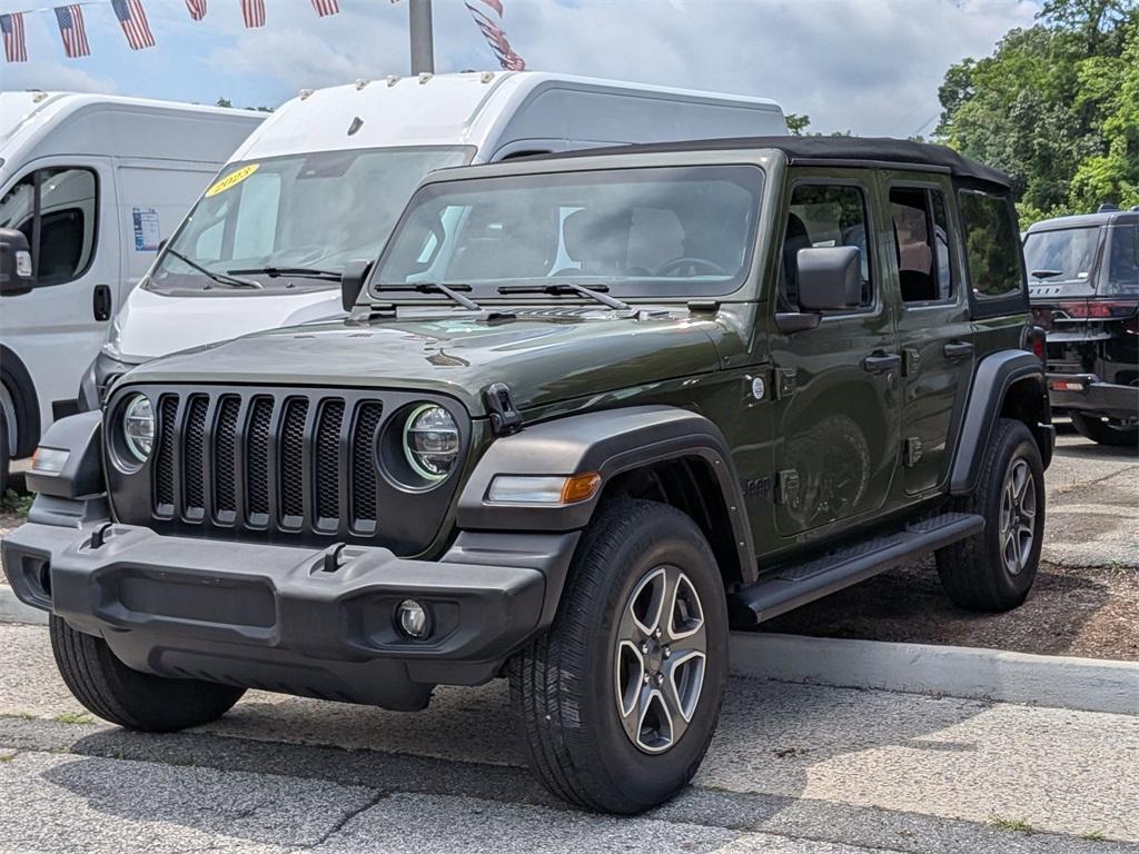 used 2021 Jeep Wrangler Unlimited car, priced at $32,998