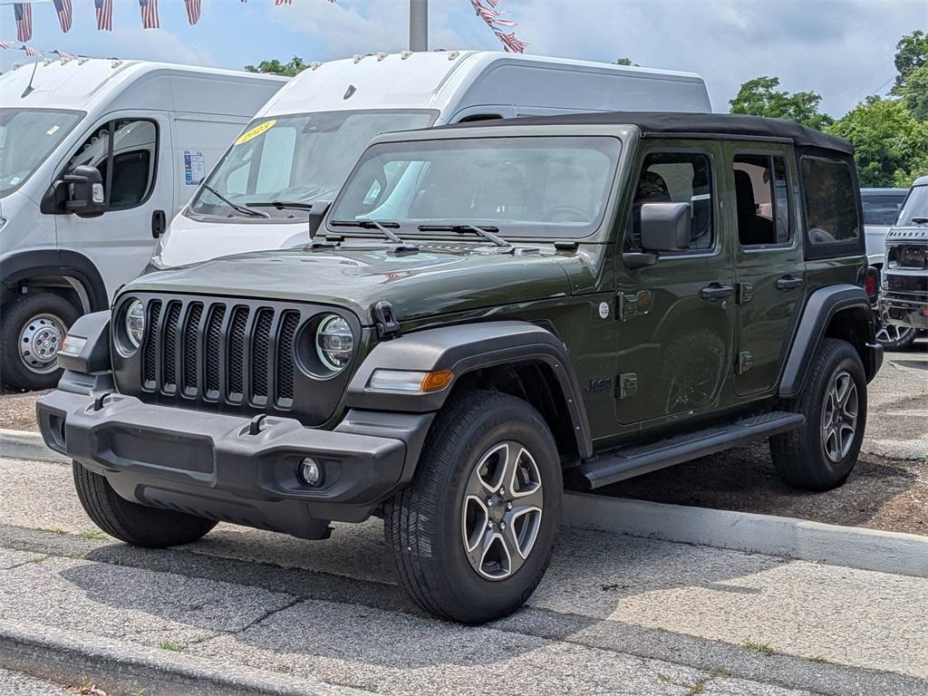 used 2021 Jeep Wrangler Unlimited car, priced at $32,998