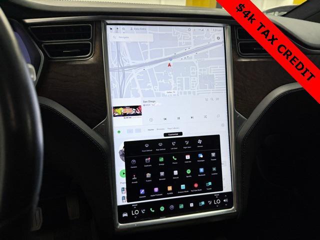 used 2017 Tesla Model X car, priced at $24,999