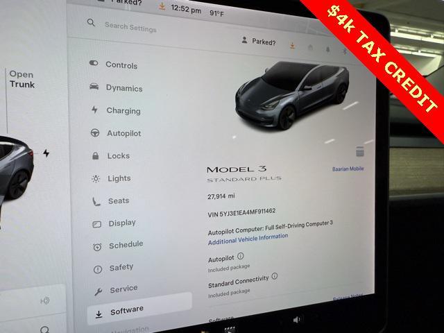 used 2021 Tesla Model 3 car, priced at $24,784