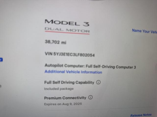 used 2020 Tesla Model 3 car, priced at $28,592