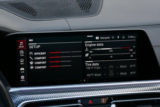 used 2022 BMW X5 M car, priced at $73,587