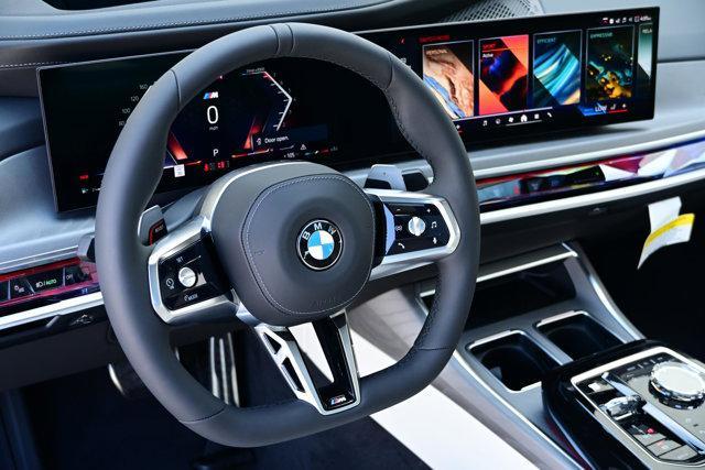 new 2025 BMW 740 car, priced at $110,575