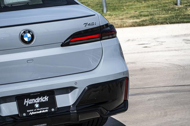 new 2025 BMW 740 car, priced at $110,575