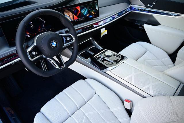 new 2025 BMW 740 car, priced at $110,575