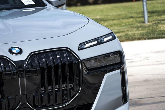 new 2025 BMW 740 car, priced at $110,575