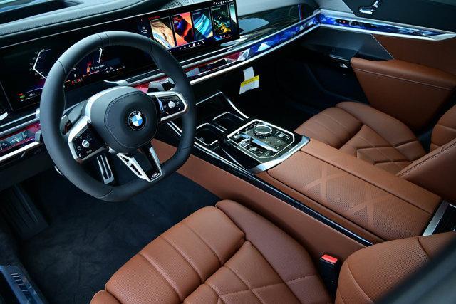 new 2025 BMW 740 car, priced at $104,475