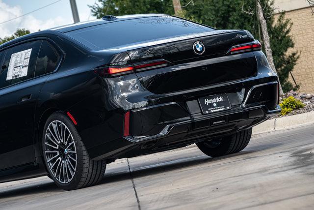 new 2025 BMW 740 car, priced at $104,475