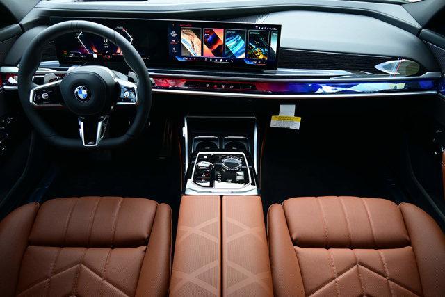 new 2025 BMW 740 car, priced at $104,475