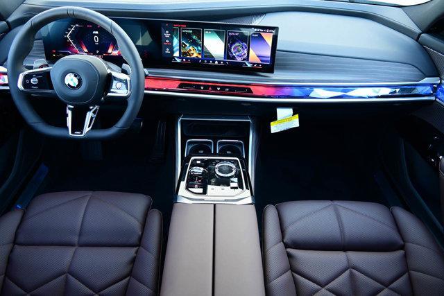 new 2025 BMW 740 car, priced at $102,055