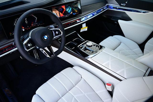 new 2025 BMW 740 car, priced at $113,525