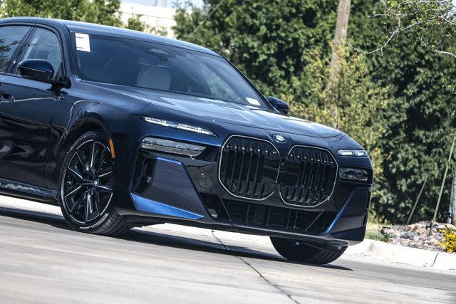 new 2025 BMW 740 car, priced at $113,525