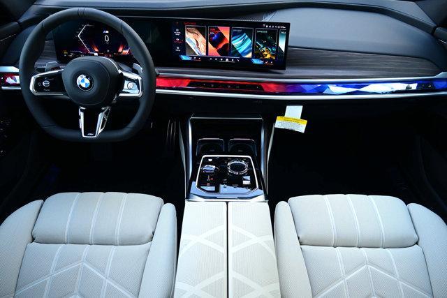 new 2025 BMW 740 car, priced at $113,525