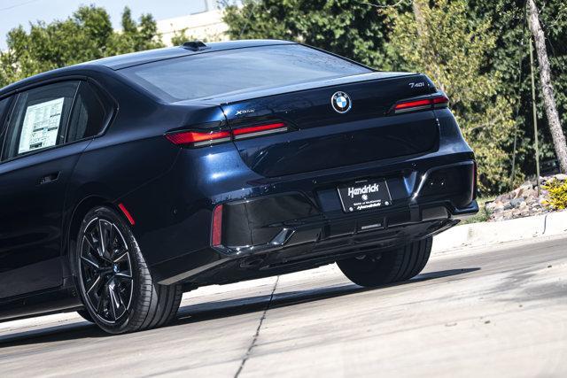 new 2025 BMW 740 car, priced at $113,525