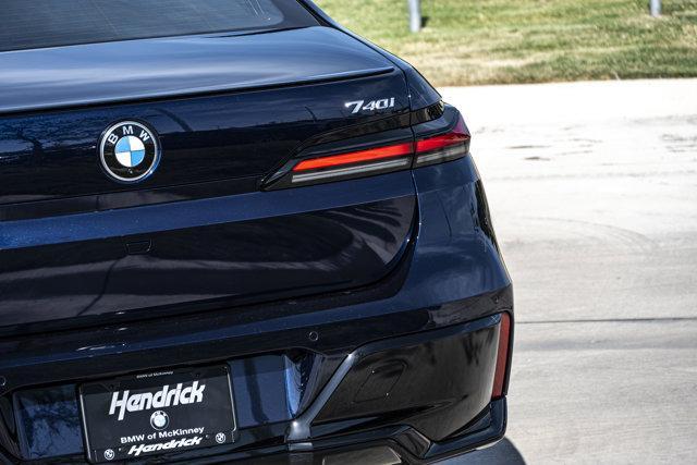 new 2025 BMW 740 car, priced at $113,525