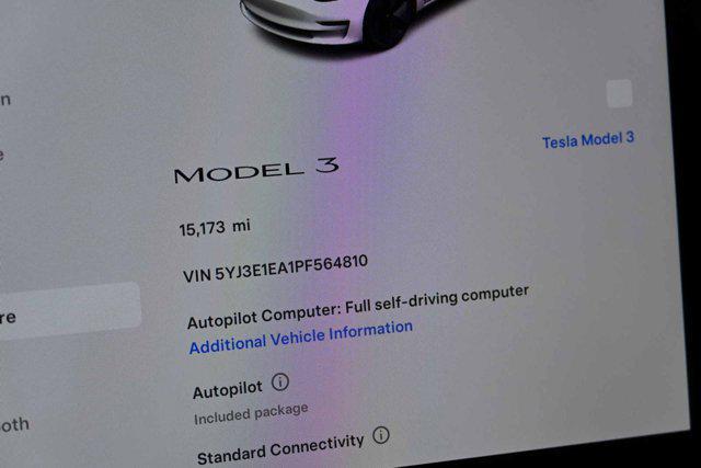 used 2023 Tesla Model 3 car, priced at $29,764