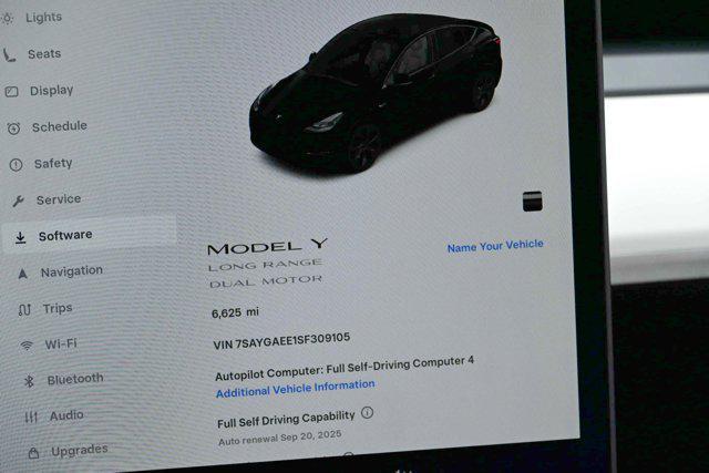 used 2025 Tesla Model Y car, priced at $39,897