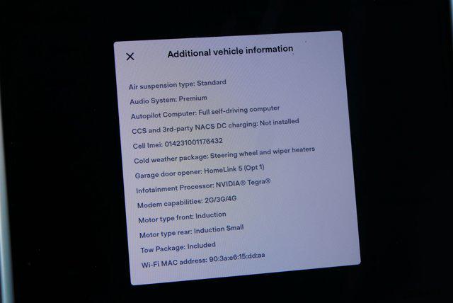 used 2017 Tesla Model X car, priced at $28,987