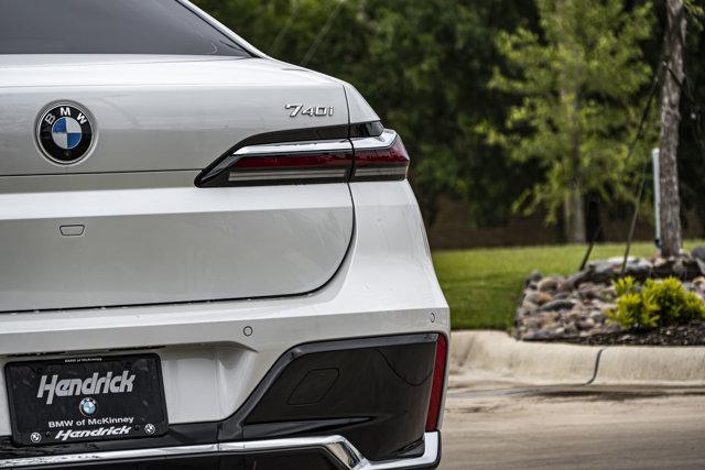 new 2025 BMW 740 car, priced at $109,975