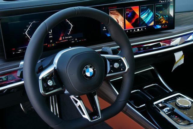 new 2025 BMW 740 car, priced at $110,575
